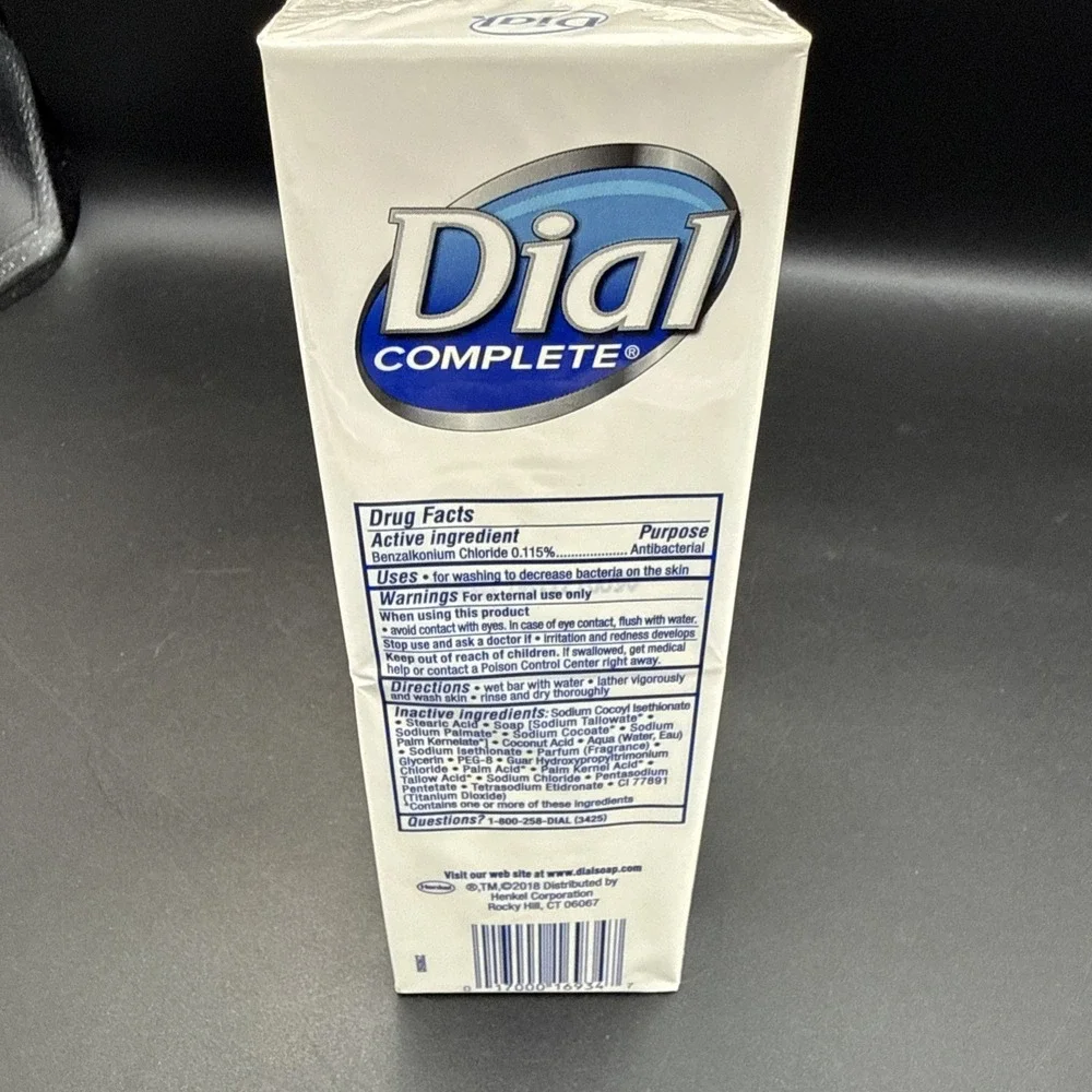 6 Dial Coconut Milk Soap Bars 2 in 1 Moisturizing & Antibacterial 3.8 oz